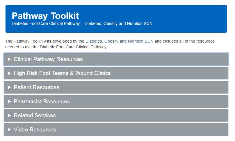 ahs footcare pathway webpage 2018